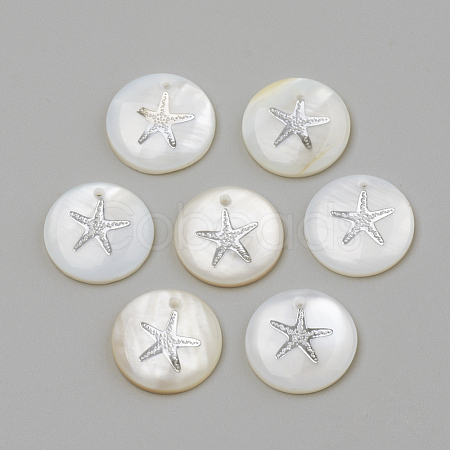 Freshwater Shell Pendants X-SHEL-Q010-001P-1