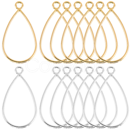 40Pcs 2 Colors Alloy Pendants FIND-SP0004-97A-1
