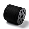 Eco-Friendly Faux Suede Cord, Faux Suede Lace, Black, 3.0x1.4mm, about 98.42 yards(90m)/roll