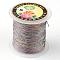 Round Metallic Thread, Embroidery Thread, 9-Ply, Colorful, 0.8mm, about 65.61 yards(60m)/roll