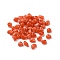 Acrylic Beads, Imitation Gemstone, Chips, Orange Red, 4.6x7x6mm, Hole: 1.5mm, about 4200pcs/500g