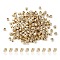 CCB Plastic Spacer Beads, Cube, Light Gold, 3.5x3.5x3.5mm, Hole: 1.4mm