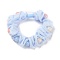 Cloth Elastic Hair Ties, with Platic Bead, Hair Accessories for Girls or Women, Light Sky Blue, 17mm, Inner Diameter: 50mm