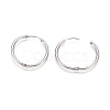 Tarnish Resistant 202 Stainless Steel Huggie Hoop Earrings EJEW-F111A-25mm-P-3