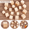 90pcs 3 Style Wood Beads WOOD-PH0009-45-2
