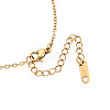 304 Stainless Steel Pendant Necklaces NJEW-T018-57G-2
