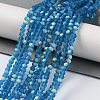 Imitation Jade Glass Beads Strands EGLA-A034-T2mm-MB27-2