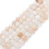 Natural Pink Aventurine Beads Strands G-Q462-6mm-13-1