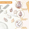 6Pcs Baroque Natural Keshi Pearl Connector Charms HJEW-YW00290-4
