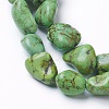 Natural Magnesite Beads Strands G-F592-01-3