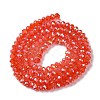 Baking Electroplate Glass Beads Strands DGLA-A039-J2MM-B01-2