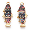 Alloy Enamel Pendants X-FIND-C037-16G-1-3