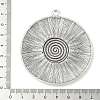 Tibetan Style Alloy Big Pendants TIBEP-F077-01C-3