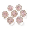 UV Plating Rainbow Iridescent Acrylic Beads OACR-P010-20D-1