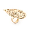 Alloy Adjustable Rings for Women RJEW-B108-06KCG-02-6