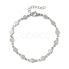 304 Stainless Steel Link Bracelets BJEW-Z132-02P-4