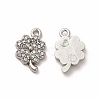 316 Surgical Stainless Steel with Crystal Rhinestone Charms STAS-G305-07P-1