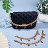 3Pcs Alloy Chain Short Bag Straps HJEW-HS00045-5