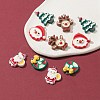 10Pcs 5 Styles Opaque Resin Pendants RESI-FS0001-29-5