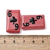 Baking Paint Glass Enamel Beads LAMP-Q045-07-5