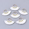 Polycotton(Polyester Cotton) Tassel Pendants Decorations FIND-S302-11O-1
