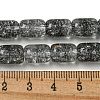 Transparent Crackle Glass Beads Strands GLAA-NH0001-04D-4