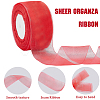 1 Rolls Sheer Organza Ribbon SRIB-CY0001-22C-05-3