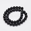 Natural Eyeless Obsidian Beads Strands X-G-K123-06-6mm-2