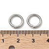 Tarnish Resistant 304 Stainless Steel Open Jump Rings X-STAS-R065-43-5