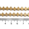 Electroplated Synthetic Non-magnetic Hematite Beads Strands G-J211-A06-03-4