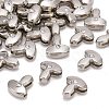 Letter Slider Beads for Watch Band Bracelet Making ALRI-O012-T-NR-2