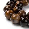 Natural Tiger Eye Round Bead Strands G-R200-14mm-3