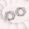 304 Stainless Steel Stud Earrings FS-WG05E3D-02-1