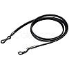 Leather Eyeglass Necklace Strap AJEW-CL0005-06B-1