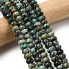 Natural African Turquoise(Jasper) Beads Strands G-A280-A23-01-1