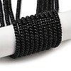 Natural Obsidian Beads Strands X-G-K343-C44-01-2