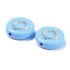 Opaque Acrylic Beads OACR-G016-07E-3