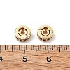 Brass Micro Pave Cubic Zirconia Beads KK-R216-10B-KCG02-3