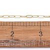 Soldered Brass Paperclip Chains CHC-G005-06G-11