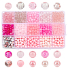 675Pcs 15 Styles Electroplate Glass Bead Strands EGLA-PH0001-67-1