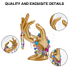 Resin Mannequin Hand Jewelry Display Holder Stands RDIS-WH0009-015-3