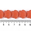 Synthetic Coral Dyed Carved Beads Strands CORA-K009-05B-02-4