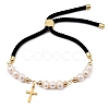 Adjustable Nylon Cord Slider Bracelets BJEW-JB05453-2
