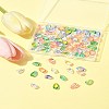 100Pcs Transparent Glass Charms GLAA-FS0002-18-9