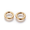 304 Stainless Steel Spring Gate Rings STAS-D070-01G-1-2