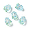 Handmade Foil Lampwork Bumpy Beads Strands FOIL-Z001-05A-2