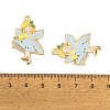 Rack Plating Alloy Enamel Pendants FIND-A040-08B-03G-3