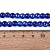 Transparent Electroplate Glass Beads Strands EGLA-Q132-6MM-01A-08-4