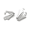 Non-Tarnish 304 Stainless Steel Snap on Bails STAS-P319-31P-3