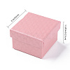 Square Cardboard Ring Boxes LS-CBOX-S020-02-3
